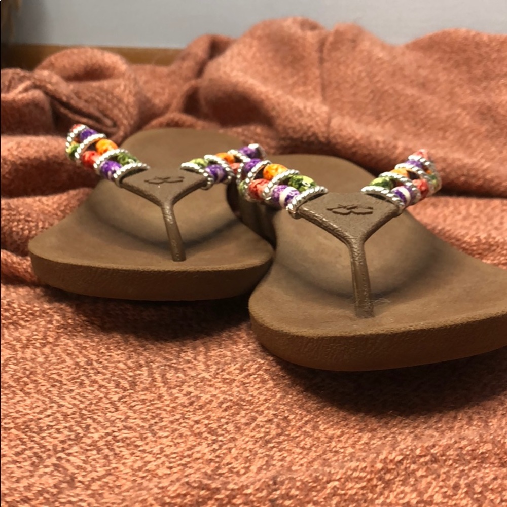 Beaded flip flop!